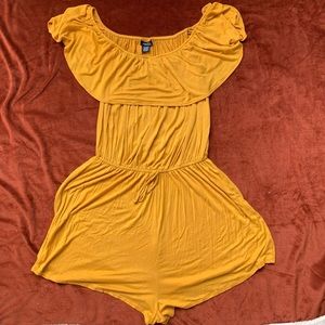 Rue 21 Mustard Romper